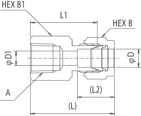 파워풀록 게이지유니온(NPT나사)