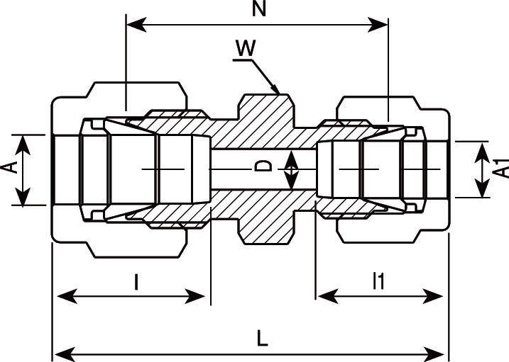 V-Lok 스트레이트유니온