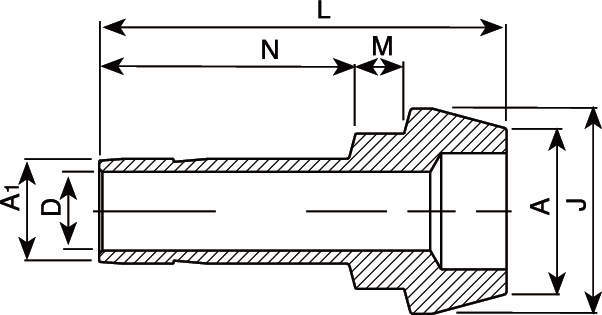 V-Lok 이경컨넥터