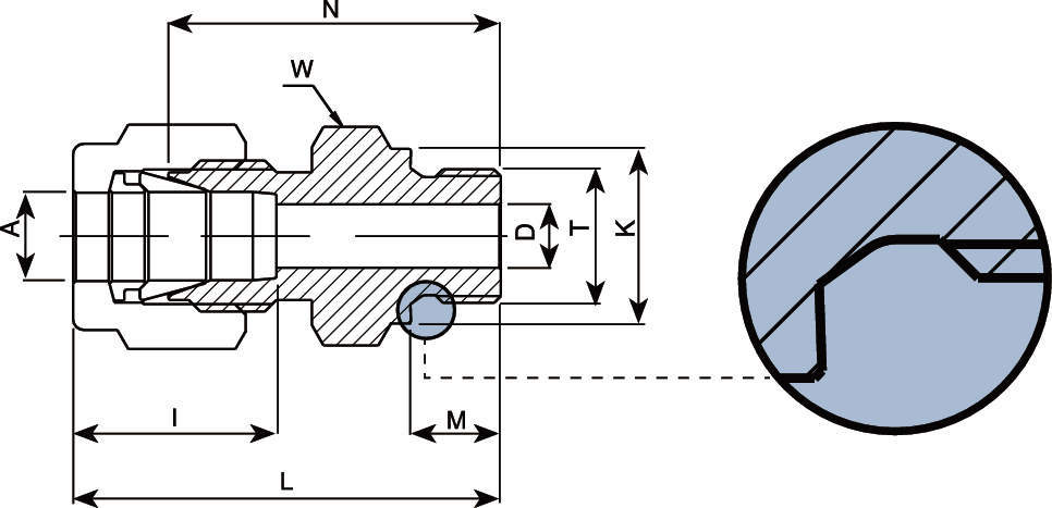 V-Lok 하프유니온(G)