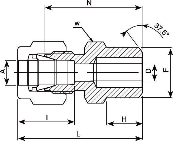 V-Lok 웰딩리듀서(수)
