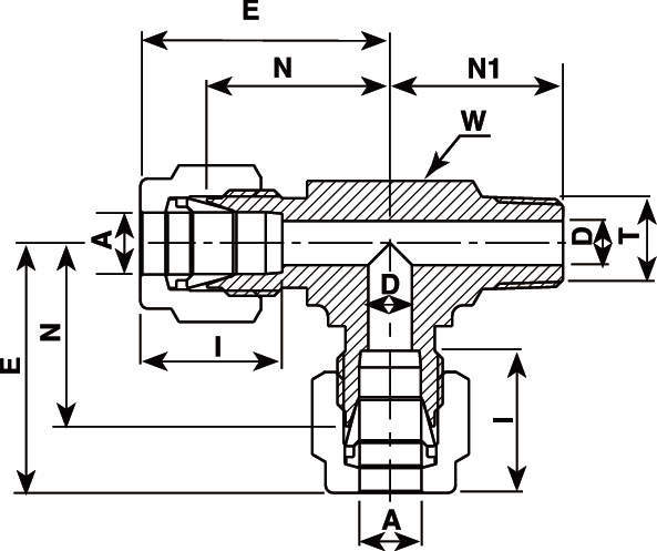 V-Lok 티엘유니온(NPT)