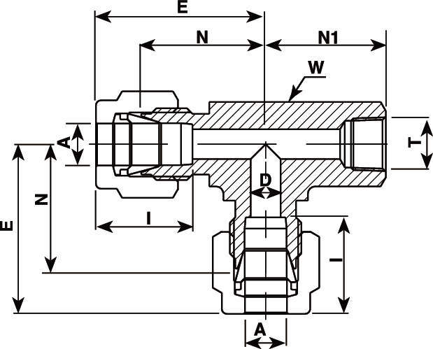 V-Lok 티엘게이지유니온(NPT)