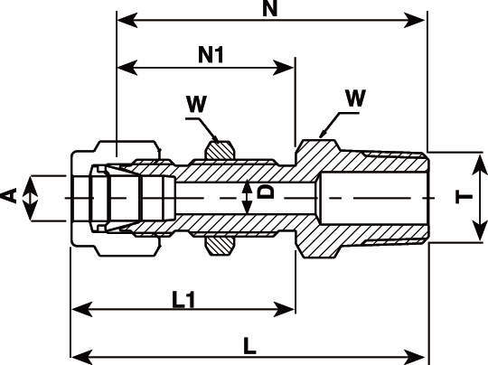 V-Lok 하프판넬유니온(R)