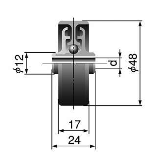 플라스틱휠 SERIES 2160(단열볼타입)