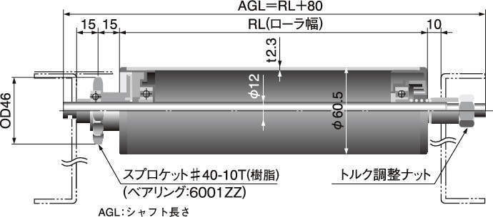 드라이빙롤러(애큠타입) SERIES FA1(샤프트붙이)·FA5(샤프트붙이)