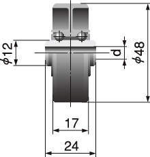 플라스틱휠 SERIES 2130(복열볼타입)