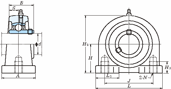UCPA 폭좁은 필로형(원통형구멍)