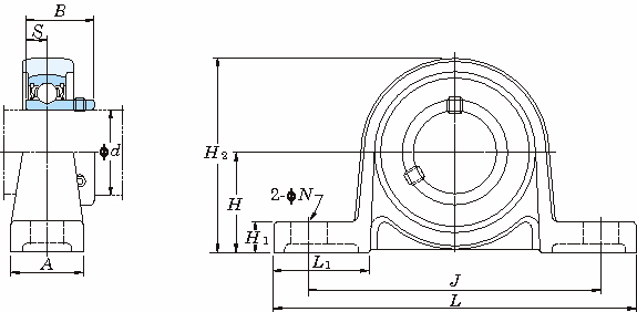 UP 소형·경량필로형(원통형구멍)