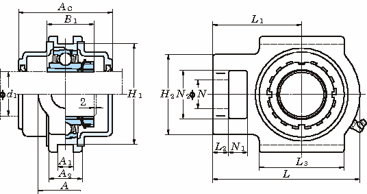 UKT 테이크업형(테이퍼구멍·커버포함)