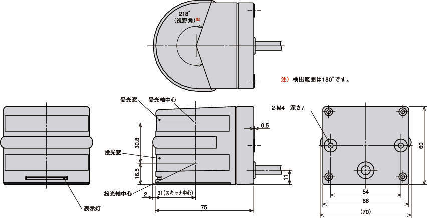 장애물검지용광전센서 PBS-03JN