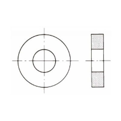 KP-B 압력계용가스켓(크롬피막)