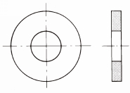KP-D 압력계용가스켓(동)