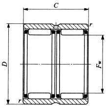 분리형게이지붙이니들베어링 NAF·RNAF