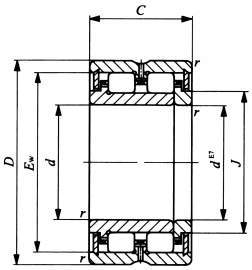 리테이너붙이롤러베어링 TRU
