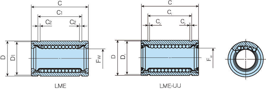 리니어부싱 LME(보통제품)