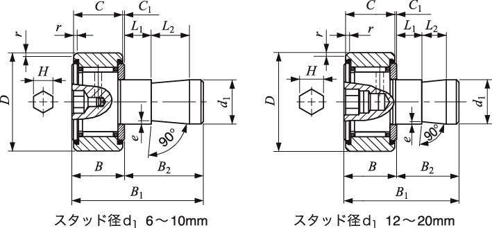 간이취부용캠플로어 CF-SFU-B(리테이너붙이)