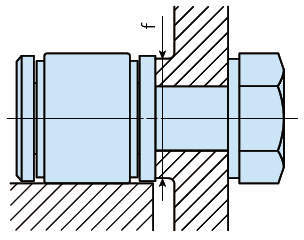 스러스트와셔붙이미니어쳐캠플로어 CFS-W(리테이너붙이)