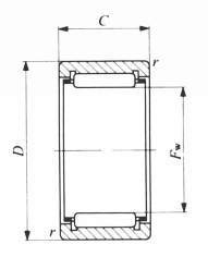 C루프선삭형니들베어링 TAF