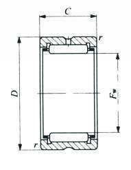 C루프선삭형니들베어링 TAF