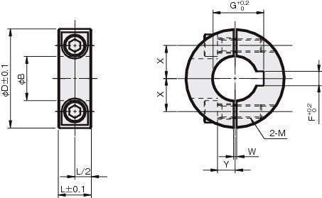 세퍼레이트칼라 키홈있는타입
