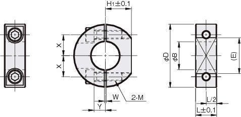 세퍼레이트칼라 D커트 나사없는타입