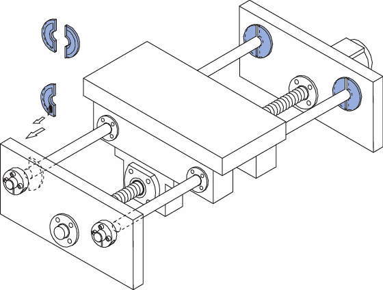 우레탄댐퍼 세퍼레이트 양면테이프 있는 타입