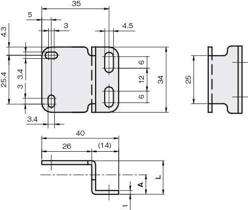 센서브라켓(광전센서용)CZ-LW타입