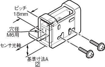센서브라켓(광전센서용)CZ-LH HD타입(고강성)