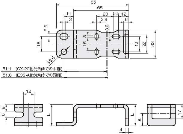 센서브라켓(광전센서용)CZ-LZ HD타입(고강성)