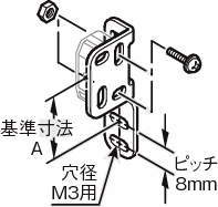 센서브라켓(광전센서용)E2-SY타입