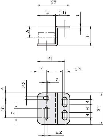 센서브라켓(광전센서용)TS-LW타입