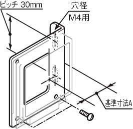 센서브라켓(반사판용)RD-사이드타입