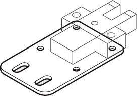 센서브라켓(포토마이크로센서용)스트레이트 V타입