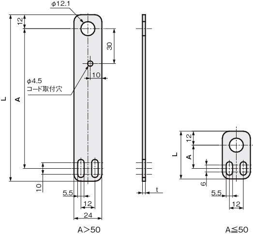 센서브라켓(근접센서용)스트레이트타입