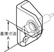 센서브라켓(근접센서용)L왼쪽90°각도있는 HD타입(고강성)