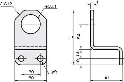 센서브라켓(근접센서용)Z형 HD타입(고강성)