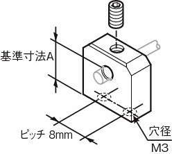 센서브라켓(근접센서용)세트나사타입(밑면취부)