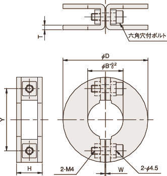 샤프트브라켓(둥근샤프트용) 표준타입