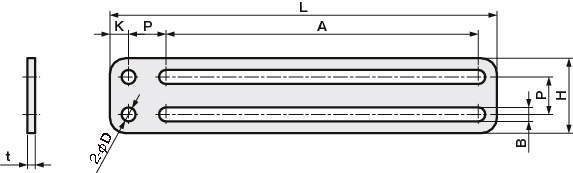 센서브라켓 스트레이트타입
