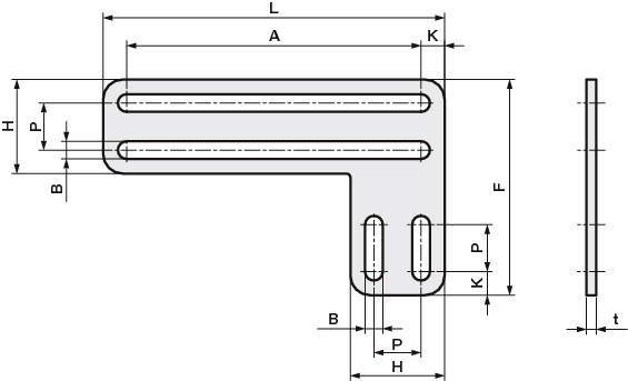 센서브라켓 스트레이트L타입