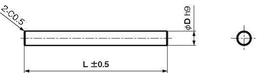 센서브라켓 둥근샤프트(중실샤프트)