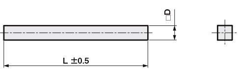 센서브라켓 각샤프트(중실샤프트)
