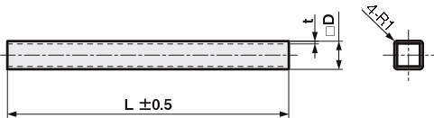 센서브라켓 각샤프트(파이프샤프트)