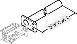 센서브라켓 플랜지붙이둥근샤프트(파이프샤프트)