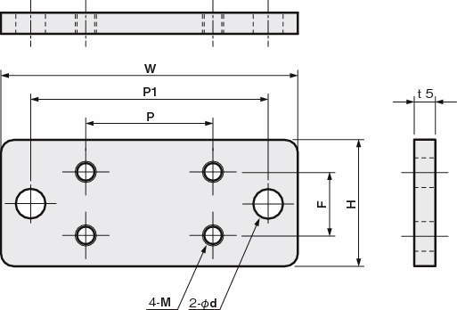 센서브라켓 HD새들베이스F