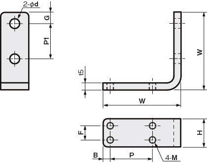 센서브라켓 HD새들베이스LX