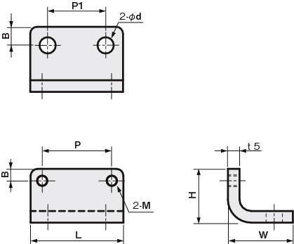 센서브라켓 새들베이스LY