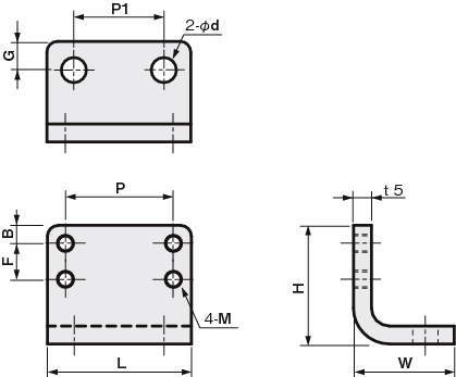 센서브라켓 HD새들베이스LY