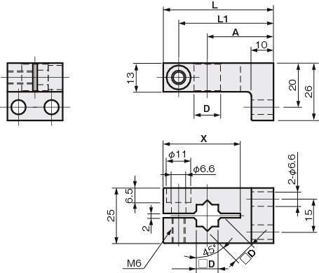 센서브라켓 취부베이스L